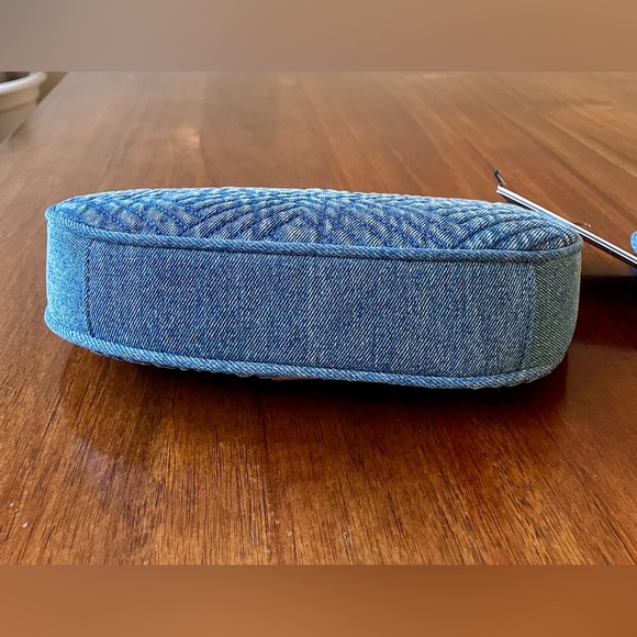 Karl Lagerfeld Denim Lafayette Convertible Crossbody Shoulder Bag NWT - Picture 5 of 11